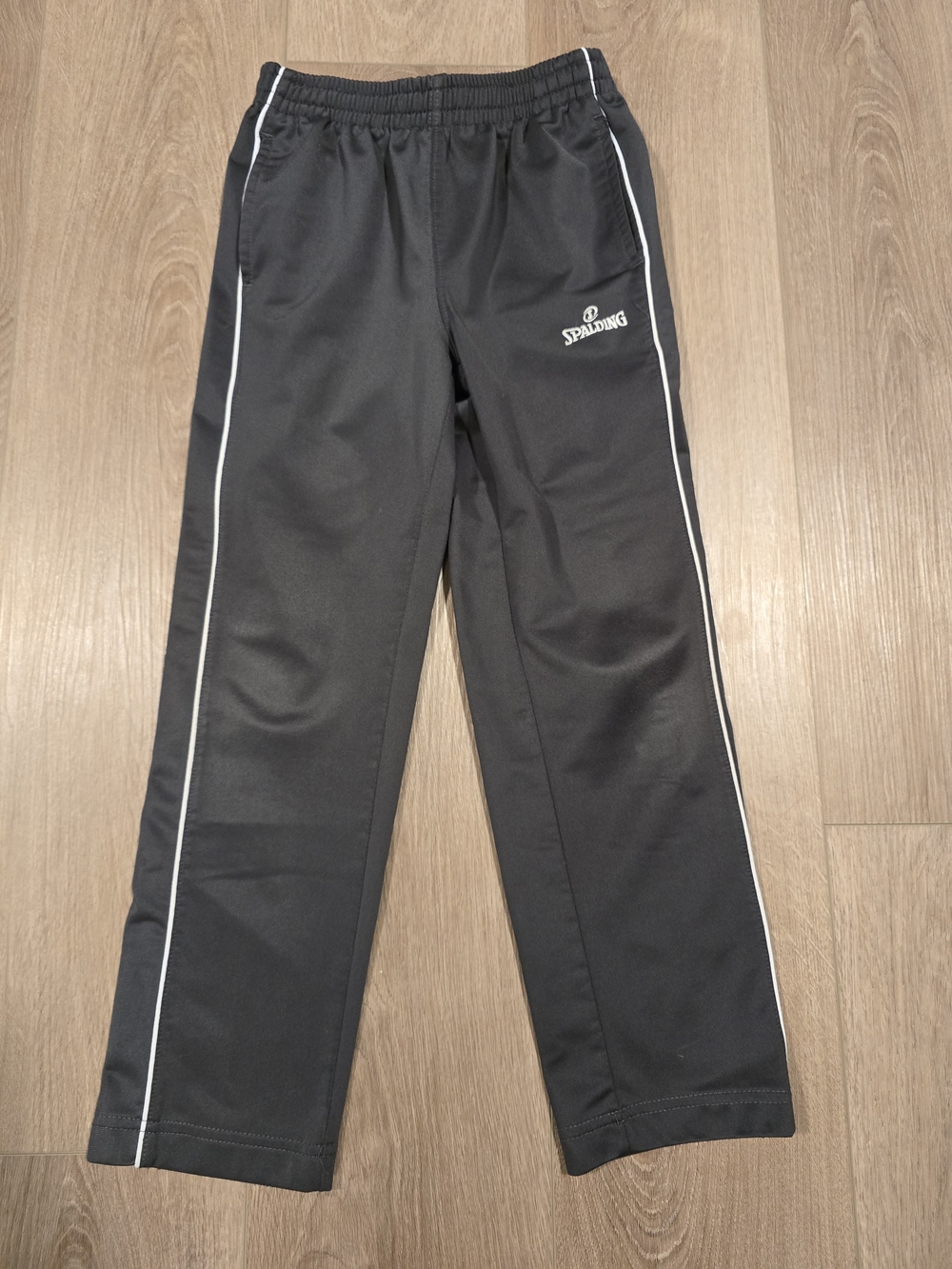 Spalding Boys Athletic Track Pants Gray Size XS 6/7